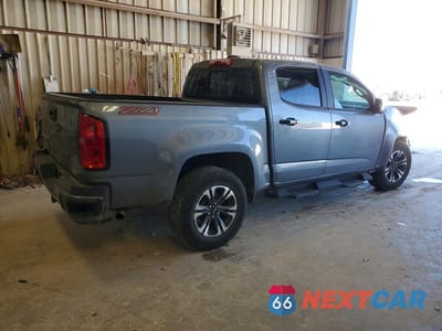Trzecie zdjęcie samochodu z tyłu: 2021 CHEVROLET COLORADO Z71 VIN:1GCGSDEN3M1187416 - miniatura