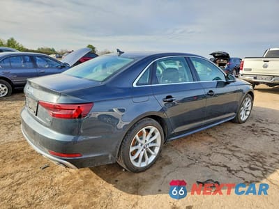 Trzecie zdjęcie samochodu z tyłu: 2019 AUDI A4 PREMIUM VIN:WAUDNAF40KA039815 - miniatura