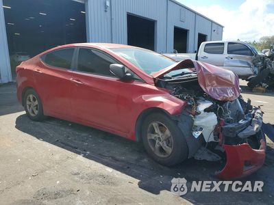 Czwarte zdjęcie samochodu z boku: 2014 HYUNDAI ELANTRA SE VIN:KMHDH4AE0EU169152 - miniatura