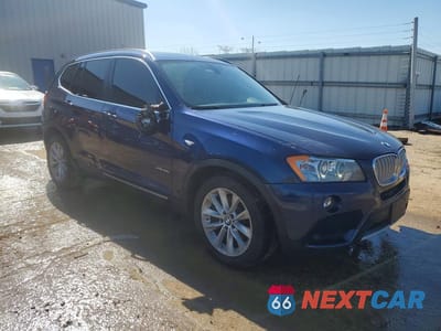 Czwarte zdjęcie samochodu z boku: 2013 BMW X3 XDRIVE28I VIN:5UXWX9C50D0A15624 - miniatura