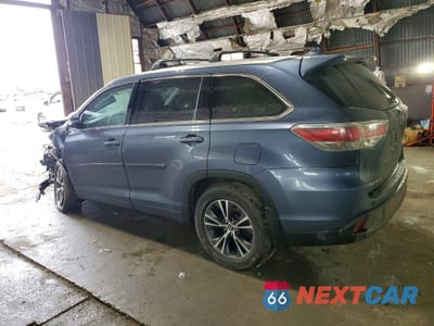 Drugie zdjęcie samochodu z przodu: 2016 TOYOTA HIGHLANDER XLE VIN:5TDJKRFH4GS505188 - miniatura