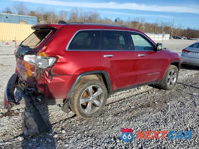 Trzecie zdjęcie samochodu z tyłu: 2014 JEEP GRAND CHEROKEE LIMITED VIN:1C4RJFBG6EC101860 - miniatura
