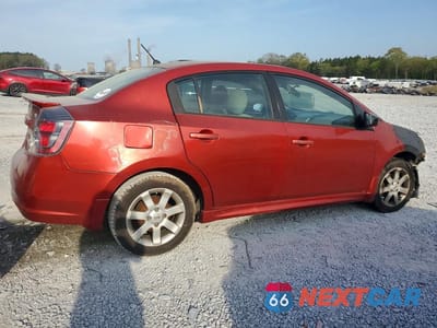 Trzecie zdjęcie samochodu z tyłu: 2011 NISSAN SENTRA 2.0 VIN:3N1AB6AP9BL622862 - miniatura