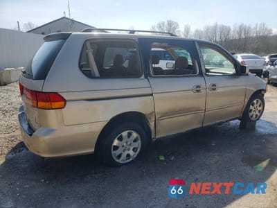 Trzecie zdjęcie samochodu z tyłu: 2002 HONDA ODYSSEY EX VIN:5FNRL18602B021819 - miniatura