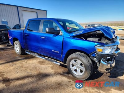 Czwarte zdjęcie samochodu z boku: 2019 RAM 1500 BIG HORN VIN:1C6SRFFT9KN603514 - miniatura