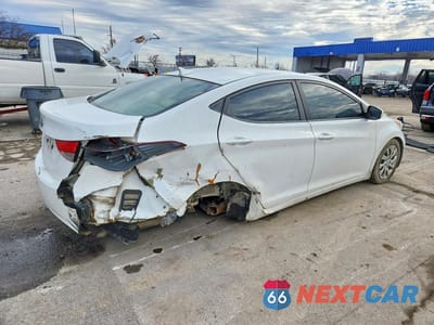 Trzecie zdjęcie samochodu z tyłu: 2012 HYUNDAI ELANTRA GLS VIN:5NPDH4AE7CH142784 - miniatura