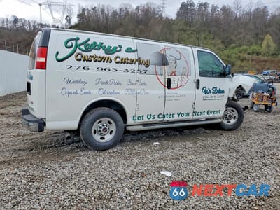 Trzecie zdjęcie samochodu z tyłu: 2016 GMC SAVANA G2500 VIN:1GTW7AFF4G1903554 - miniatura