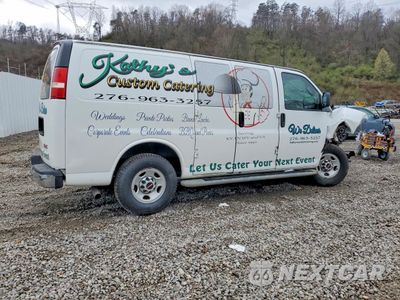 Trzecie zdjęcie samochodu z tyłu: 2016 GMC SAVANA G2500 VIN:1GTW7AFF4G1903554 - miniatura