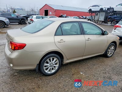 Trzecie zdjęcie samochodu z tyłu: 2009 TOYOTA COROLLA BASE VIN:2T1BU40E89C068453 - miniatura