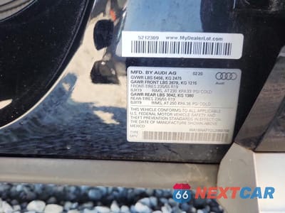 Zdjęcie 13 z 13 samochodu: 2020 AUDI Q5 PREMIUM PLUS VIN:WA1BNAFY2L2069708 - miniatura