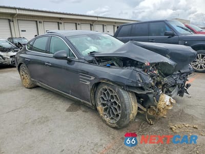 Czwarte zdjęcie samochodu z boku: 2021 GENESIS G80 2.5T VIN:KMTGB4SC5MU046317 - miniatura