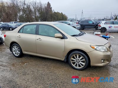 Czwarte zdjęcie samochodu z boku: 2009 TOYOTA COROLLA BASE VIN:2T1BU40E89C068453 - miniatura