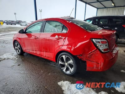 Drugie zdjęcie samochodu z przodu: 2017 CHEVROLET SONIC PREMIER VIN:1G1JF5SB5H4124809 - miniatura