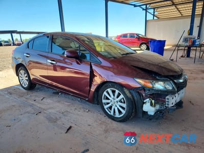 Czwarte zdjęcie samochodu z boku: 2012 HONDA CIVIC EXL VIN:19XFB2F95CE327334 - miniatura