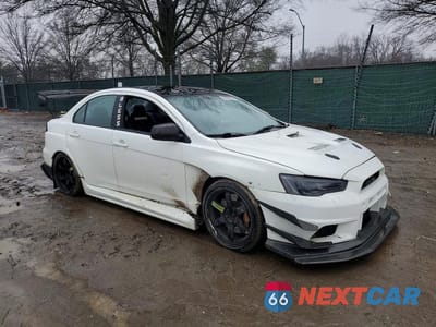 Czwarte zdjęcie samochodu z boku: 2008 MITSUBISHI LANCER EVOLUTION GSR VIN:JA3AW86V58U048018 - miniatura