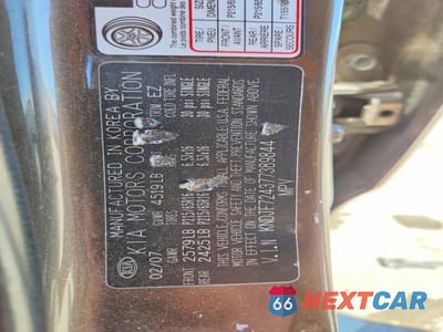 Zdjęcie 13 z 13 samochodu: 2007 KIA SPORTAGE LX VIN:KNDJF724377389844 - miniatura