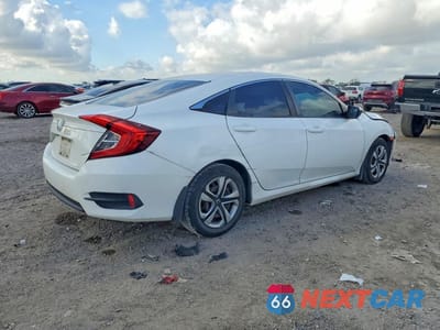 Trzecie zdjęcie samochodu z tyłu: 2018 HONDA CIVIC LX VIN:2HGFC2F51JH601660 - miniatura