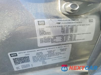 Zdjęcie 12 z 12 samochodu: 2022 CHEVROLET SILVERADO LTD K1500 LTZ VIN:3GCUYGED6NG151815 - miniatura