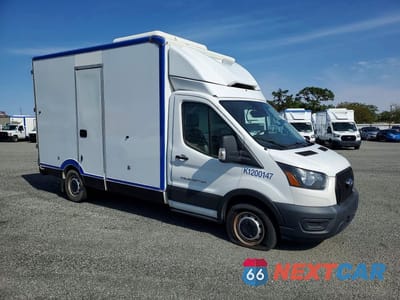 Czwarte zdjęcie samochodu z boku: 2020 FORD TRANSIT DELIVERY TRUCK VIN:1FDBW5Z88LKB24924 - miniatura