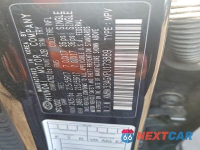 Zdjęcie 12 z 12 samochodu: 2023 HYUNDAI KONA ELECTRIC SEL VIN:KM8K33AGXPU173889 - miniatura