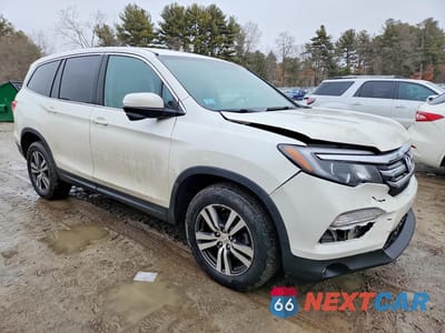Czwarte zdjęcie samochodu z boku: 2018 HONDA PILOT EX VIN:5FNYF6H33JB032477 - miniatura