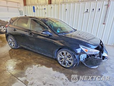 Czwarte zdjęcie samochodu z boku: 2019 HYUNDAI ELANTRA GT N LINE VIN:KMHH55LC7KU118769 - miniatura