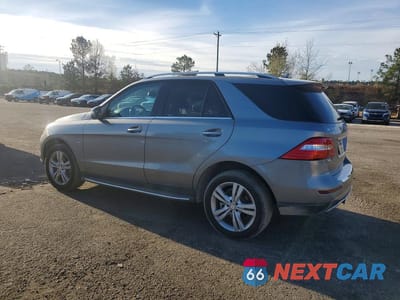 Drugie zdjęcie samochodu z przodu: 2012 MERCEDES-BENZ ML 350 BLUETEC VIN:4JGDA2EB9CA048398 - miniatura