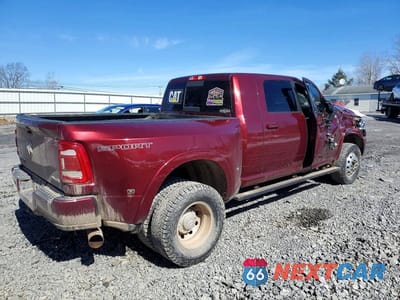 Trzecie zdjęcie samochodu z tyłu: 2021 RAM 3500 LARAMIE VIN:3C63RRML8MG640624 - miniatura