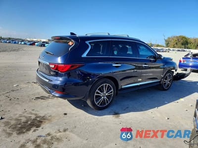 Trzecie zdjęcie samochodu z tyłu: 2020 INFINITI QX60 SIGNATURE EDITION VIN:5N1DL0MN7LC547022 - miniatura