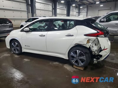 Drugie zdjęcie samochodu z przodu: 2018 NISSAN LEAF S VIN:1N4AZ1CP0JC300569 - miniatura