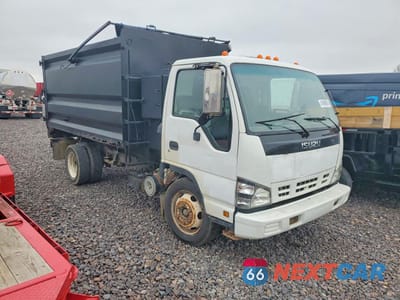 Czwarte zdjęcie samochodu z boku: 2007 ISUZU NPR DUMP TRUCK VIN:4KLC4B1U07J805337 - miniatura