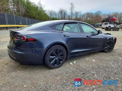 Trzecie zdjęcie samochodu z tyłu: 2023 TESLA MODEL S VIN:5YJSA1E52PF530014 - miniatura