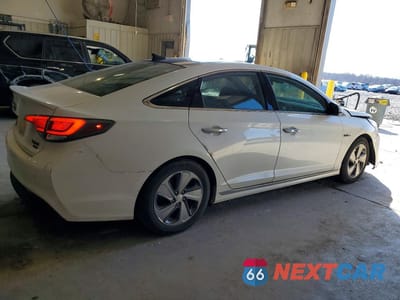 Trzecie zdjęcie samochodu z tyłu: 2017 HYUNDAI SONATA HYBRID LIMITED VIN:KMHE34L33HA075674 - miniatura