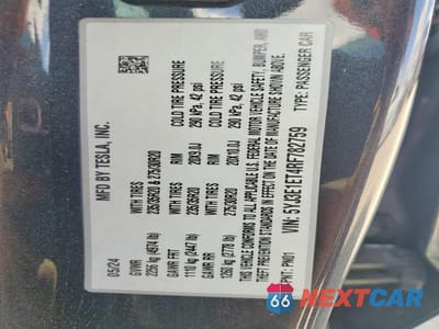 Zdjęcie 12 z 12 samochodu: 2024 TESLA MODEL 3 VIN:5YJ3E1ET4RF782759 - miniatura