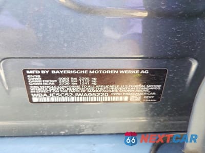 Zdjęcie 12 z 12 samochodu: 2018 BMW 540 I VIN:WBAJE5C52JWA95220 - miniatura