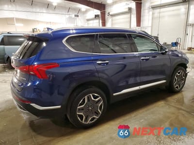 Trzecie zdjęcie samochodu z tyłu: 2023 HYUNDAI SANTA FE HYBRID LIMITED VIN:5NMS5DA14PH011585 - miniatura
