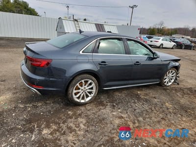 Trzecie zdjęcie samochodu z tyłu: 2019 AUDI A4 PREMIUM PLUS VIN:WAUENAF40KA046400 - miniatura