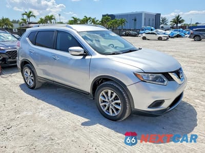 Czwarte zdjęcie samochodu z boku: 2016 NISSAN ROGUE SV VIN:KNMAT2MV7GP650071 - miniatura