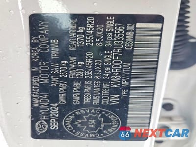 Zdjęcie 14 z 14 samochodu: 2024 HYUNDAI IONIQ 5 LIMITED VIN:KM8KRDDF7RU335567 - miniatura