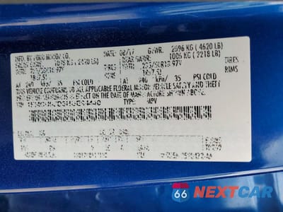 Zdjęcie 13 z 13 samochodu: 2017 FORD ESCAPE TITANIUM VIN:1FMCU0JD3HUE94440 - miniatura