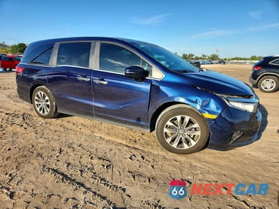 Czwarte zdjęcie samochodu z boku: 2024 HONDA ODYSSEY EXL VIN:5FNRL6H64RB047895 - miniatura