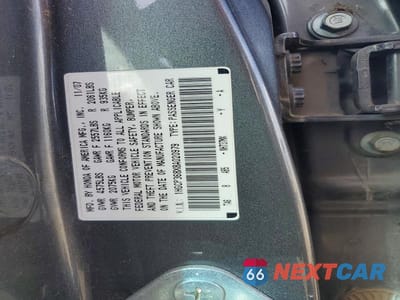 Zdjęcie 12 z 12 samochodu: 2008 HONDA ACCORD EXL VIN:1HGCP368X8A020979 - miniatura