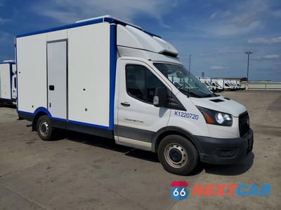 Czwarte zdjęcie samochodu z boku: 2022 FORD TRANSIT DELIVERY TRUCK VIN:1FDBW5Z8XNKA01693 - miniatura