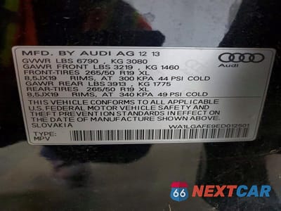 Zdjęcie 13 z 13 samochodu: 2014 AUDI Q7 PREMIUM PLUS VIN:WA1LGAFE9ED012501 - miniatura
