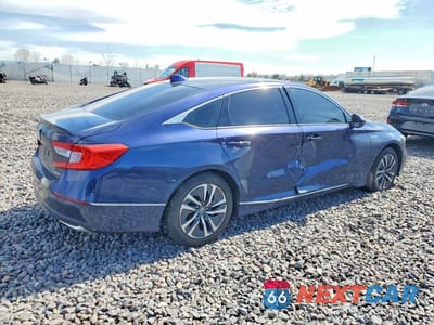 Trzecie zdjęcie samochodu z tyłu: 2020 HONDA ACCORD HYBRID EXL VIN:1HGCV3F55LA006315 - miniatura