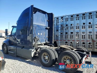 Trzecie zdjęcie samochodu z tyłu: 2018 INTERNATIONAL LT625 SEMI TRUCK VIN:3HSDZAPR5JN370961 - miniatura