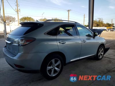 Trzecie zdjęcie samochodu z tyłu: 2010 LEXUS RX 350 BASE VIN:2T2ZK1BA6AC023914 - miniatura