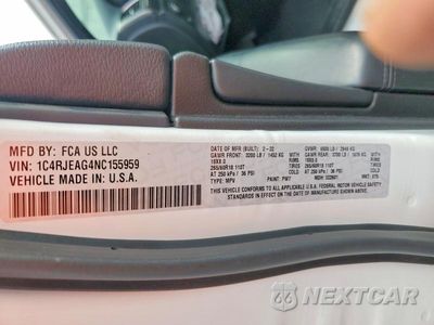 Zdjęcie 14 z 14 samochodu: 2022 JEEP GRAND CHEROKEE LAREDO E VIN:1C4RJEAG4NC155959 - miniatura