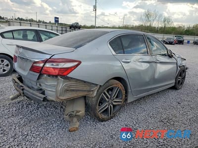 Trzecie zdjęcie samochodu z tyłu: 2017 HONDA ACCORD SPORT VIN:1HGCR2F66HA117826 - miniatura