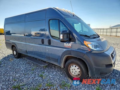 Czwarte zdjęcie samochodu z boku: 2021 RAM PROMASTER 3500 DELIVERY VAN VIN:3C6MRVJG6ME579712 - miniatura